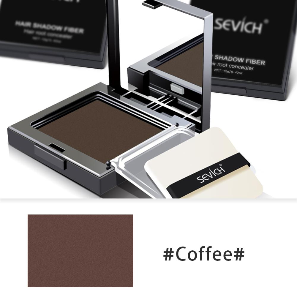 Sevich 12g Hair Line powder compact Waterproof Dark Brown Hair shadow Powder 3 Colors Hair Concealer Powder Instantly Cover Up.